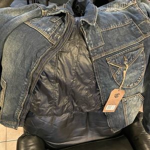Rocawear mens denim jacket size 3xl nwt